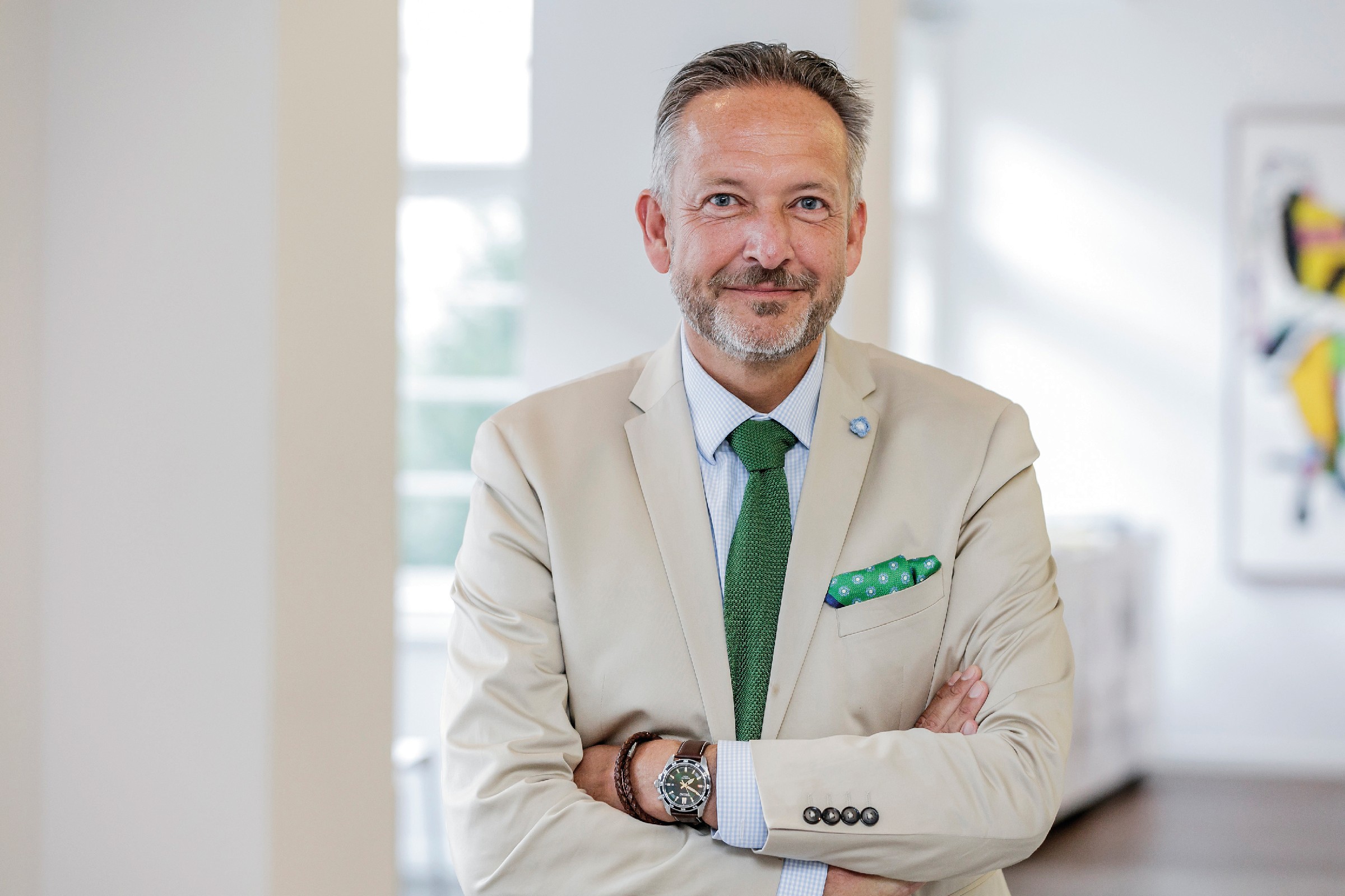 Peter Kraus vom Cleff (53) ist seit 2008 kaufmännischer Geschäftsführer des Rowohlt Verlags. Er ist branchenpolitisch im Börsenverein engagiert und Präsident des europäischen Verlegerverbandes FEP Federation of European Publishers. (Foto: Monique Wüstenhagen)