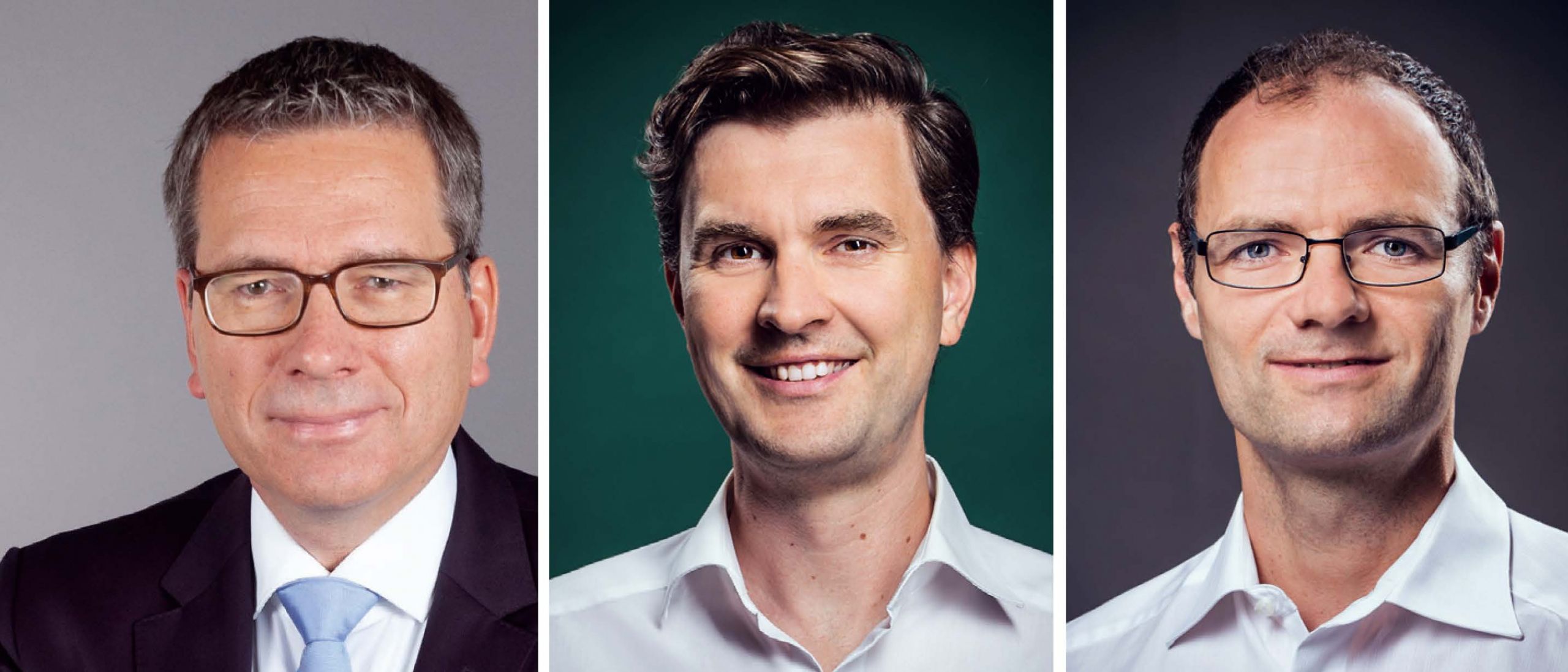 Ratgeber mit Community-Anschluss: Bastei-Lübbe-CEO Joachim Herbst, Smarticular-Partner Marco Eder (38) und Sebastian Knecht (41, v.l.): Die Gründer bleiben am Unternehmenssitz in Berlin an Bord, haben „mehrjährige Verträge“ als Geschäftsführer unterzeichnet, heißt es in einer Finanzmarkt-Mitteilung: Die redaktionelle Unabhängigkeit und der Markenkern blieben erhalten. Gleichwohl bestehe Einigkeit, dass Synergien genutzt werden, mutmaßlich im Buchhandelsvertrieb. Die Smarticular-Redaktion könne sich noch stärker auf die Community-Entwicklung und die Inhalte konzentrieren. (Fotos: Bastei Lübbe)