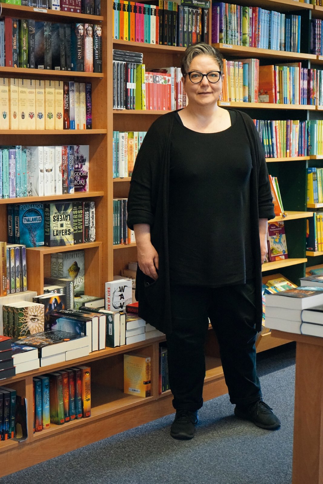 Kleine Kette im nördlichen Ruhrgebiet: Daniela Maifrini koordiniert die Geschicke der Humboldt Buchhandlungen. Der branchenfremde Inhaber der Buchhand‧lungen eröffnet Wachstumsoptionen und ist ‧offen für Experimente. (Fotos: buchreport/HS)