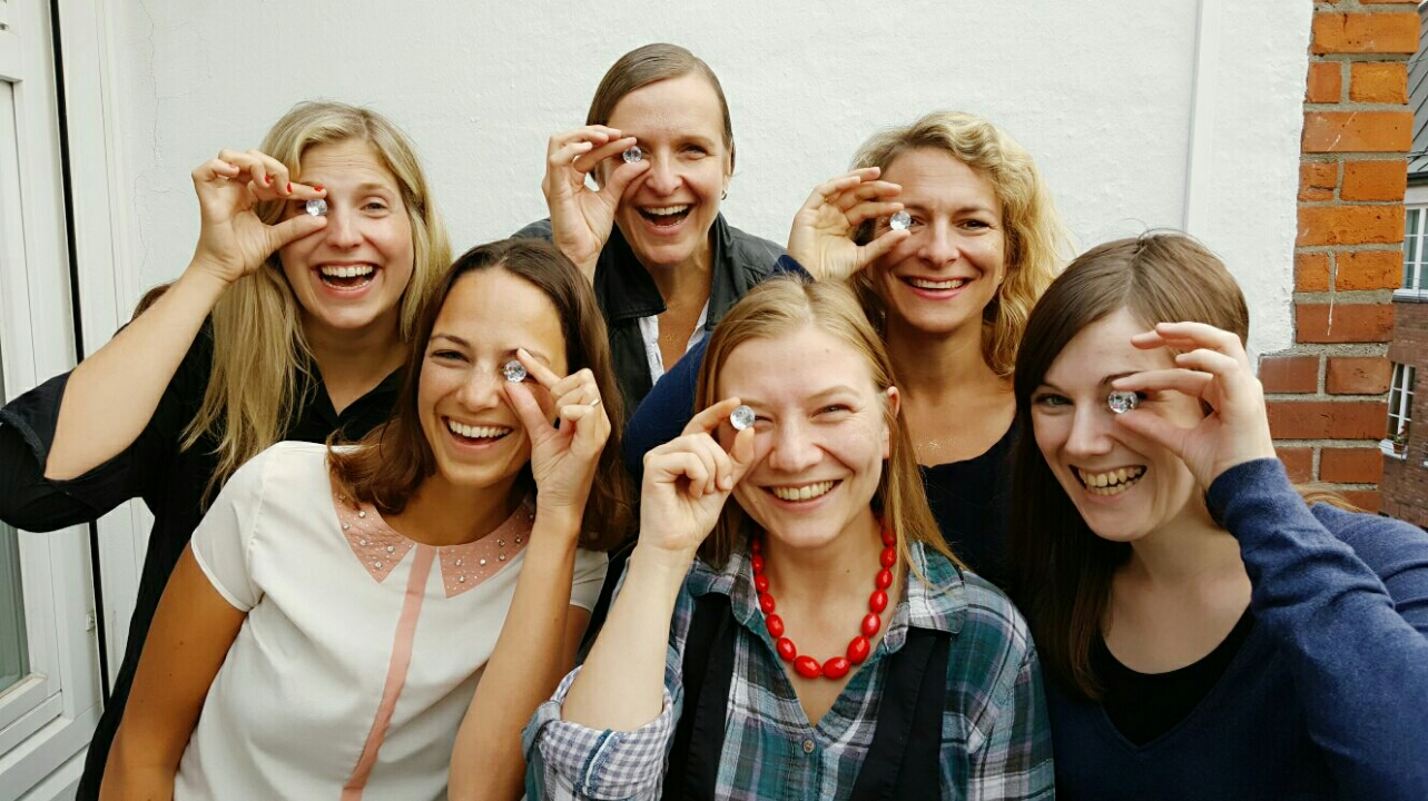 Das Dark Diamonds-Team (v.l.n.r.): Mareike Hermes, Pia Cailleau, Silke Gladfeld, Nicole Boske, Viola Schröder, Lisa Rißmann