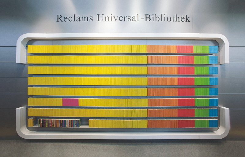 Prinzip Schnörkellos: Reclams Universalbibliothek bleibt sich treu. Bild: Verlag
