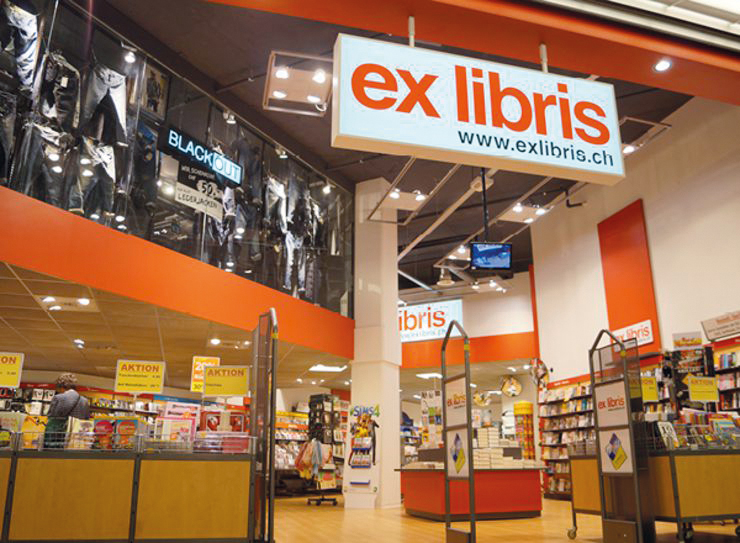 Medien-Discounter Ex Libris: Die Ex Libris-Filiale im Einkaufszentrum Tivoli (Spreitenbach, nordwestlich von Zürich) arbeitet nicht mehr rentabel. (Foto: Ex Libris)