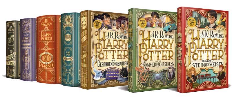 Neue Verkaufsimpulse: Die Jubiläums-Neuausgabe (Foto) wurde von Iacopo Bruno gestaltet. In den vergangenen Jahren verkauften sich vor allem die „Harry Potter“-Taschenbuchausgaben, eine Schmuckausgabe sorgte zwischenzeitlich im Hardcover für Ausschläge. Auch außerhalb der Kernreihe bedient Carlsen die treuen Fans des Potter-Universums: Ende Mai erscheint „Harry Potter. Eine Geschichte voller Magie“ über die Entstehungsgeschichte der Bücher und die Arbeitsweise von J.K. Rowling. Das 19 Jahre nach dem Ende der Romane einsetzende Theaterstück „Harry Potter und das verwunschene Kind“ avancierte 2016 zum Millionenseller und ist nach Media-Control-Zahlen mit Abstand das meistverkaufte Buch der vergangenen 2 Jahre.