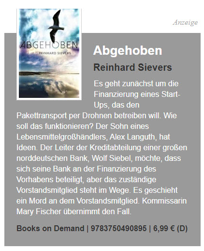 Beispielanzeige Buch der Woche