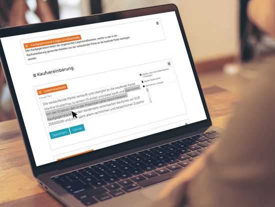 Von der Verhandlung bis zur Unterschrift: Der „Linde Smart Contract Maker“ ist kein Vertragsgenerator, sondern ein mächtigeres Workflowtool, mit dem auch Vertragsverhandlungen und der Abschluss per E-Signatur möglich sind. (Foto: Linde Verlag/istock)