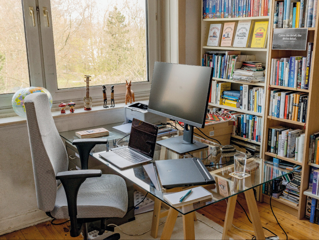Der Schreibtisch von Stephan Orth (Foto: Lars Krüger)