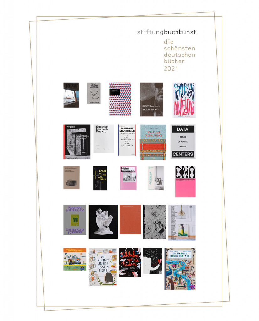 Die 25 "schönsten Bücher" 2021 (Foto: Stiftung Buchkunst / Uwe Dettmar)