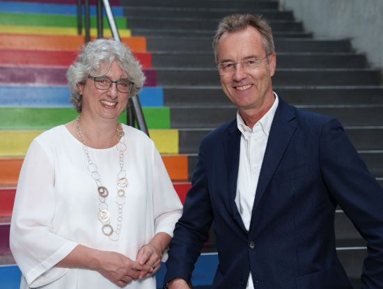 Führungstandem: Lilian Matischok und Martin Spencker teilen sich seit April bei Thieme das Geschäftsführungsressort Products & Solutions. (Foto: B.Hänssler/Thieme)