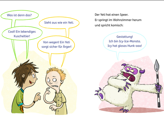 Innenseite Erstleseband, Carlsen Verlag