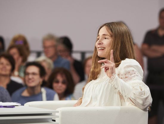 Valeria Gordeev bei den 47. Tagen der deutschsprachigen Literatur in Klagenfurt (Foto: ORF/Johannes Puch)