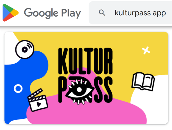 Kulturpass-App im Google Play-Store (Screenshot: buchreport)