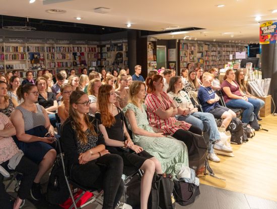 Publikum beim "Booklover Festival" bei Thalia in der Grimmaischen Straße in Leipzig (Foto: Jörg Singer)